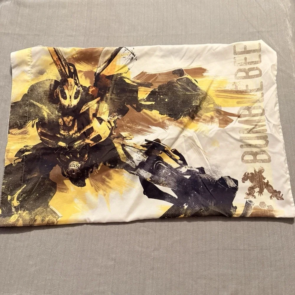 Transformers Optimus Prime Bumblebee Standard Pillowcase Hasbro Kids Bedding